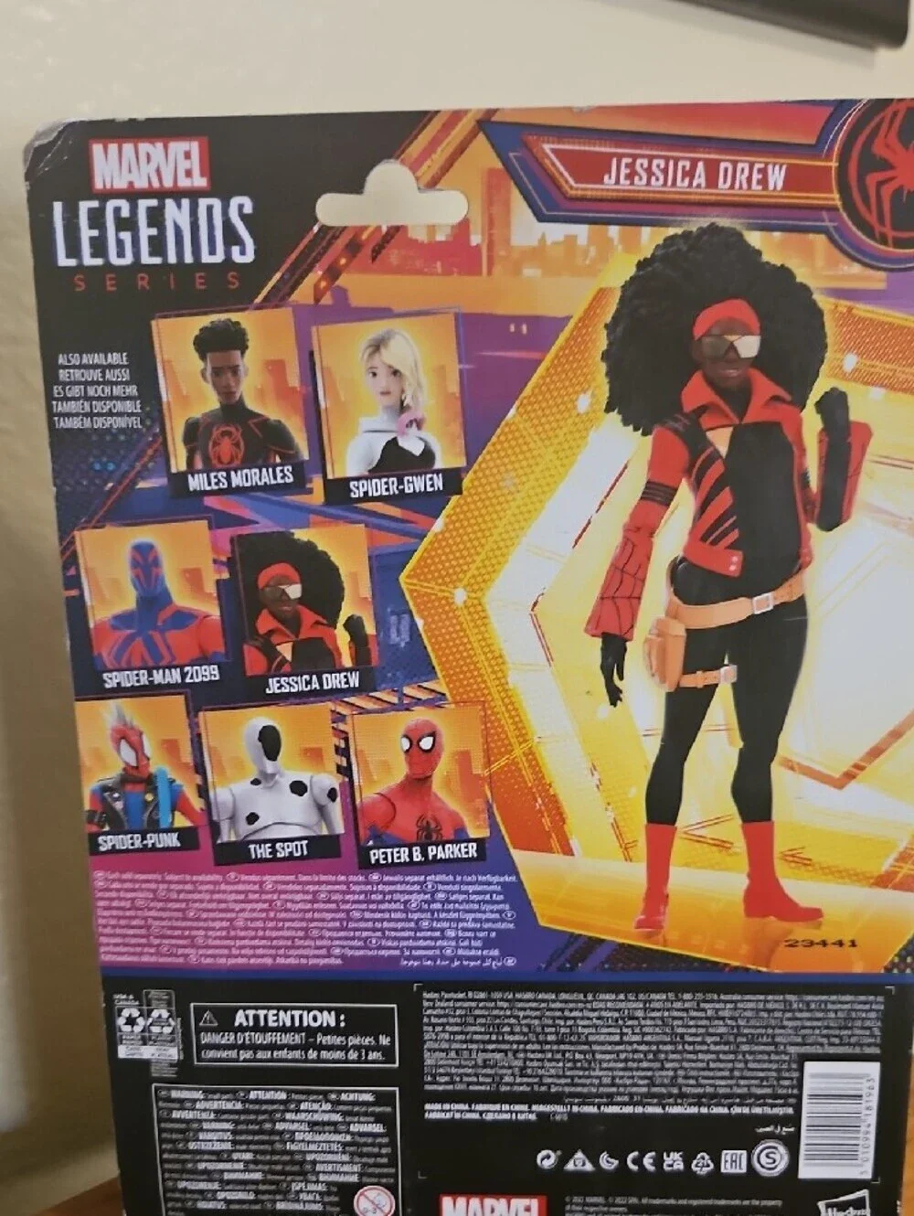 Marvel Jessica Drew Action Figure - Black, Orange & Red